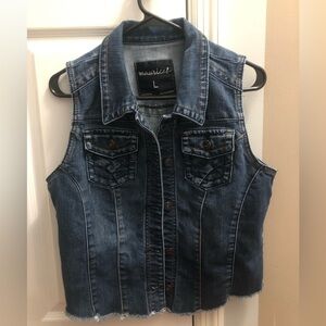 Maurice’s Blue jean vest